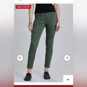 UNIONBAY Slim Fit Cargo Pants with Zip Pockets 12 31W Charcoal Gray